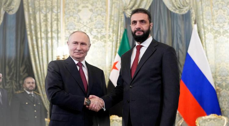 Syria's Al-Sharaa Meets Putin in Moscow to Shape Future Relations