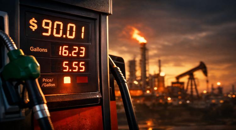 Oil prices surge above $90 as Middle East war fears grow