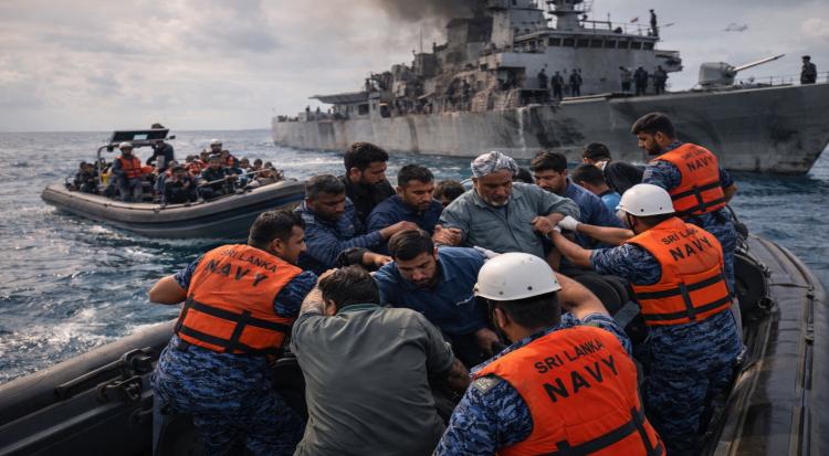 Sri Lanka rescues more than 200 Iranian sailors after naval clash