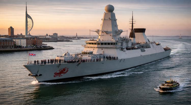 UK warship HMS Dragon departs Portsmouth for Cyprus amid Iran conflict