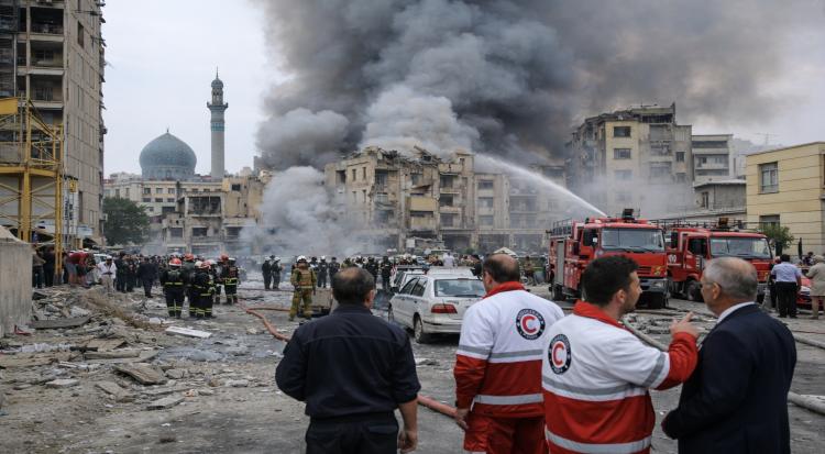 12 Killed in Tehran Strikes as Trump Says Iran Talks Underway