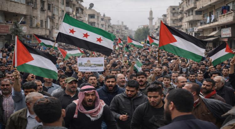 Thousands Protest Across Syria Over Israel Death Penalty Law