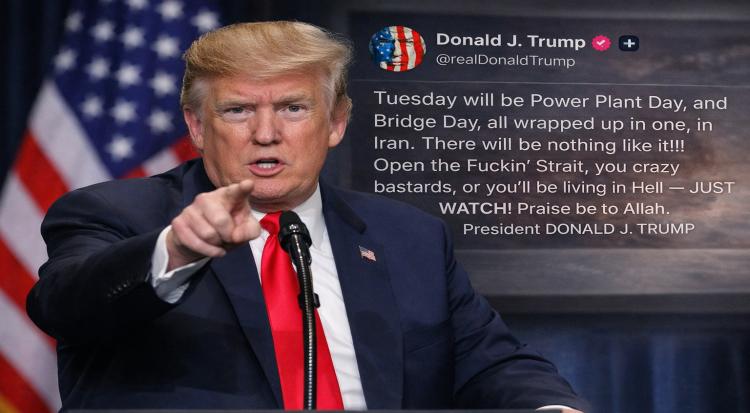 Trump Threatens Iran’s Power Plants as ‘Praise Be to Allah’ Remark Sparks Backlash