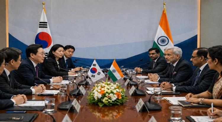 South Korea, India Aim to Double Trade to $50 Billion