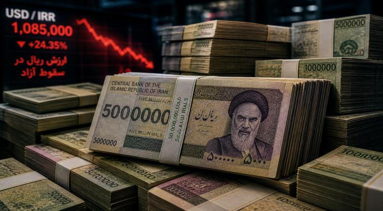Iranian Rial Plunges Past 1.3 Million per Dollar Amid Economic Crisis
