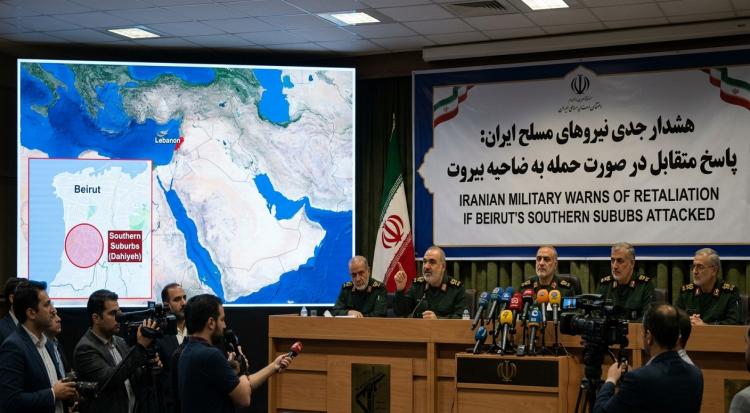 Iranian Military Warns of Retaliation if Beirut’s Southern Suburbs Are Attacked