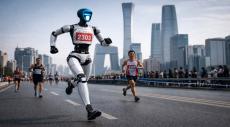 Humanoid robots beat human half-marathon record in Beijing race