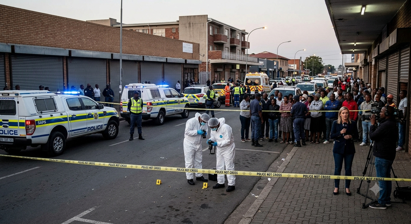 Johannesburg Mass Shooting Leaves 12 Dead, Manhunt Begins