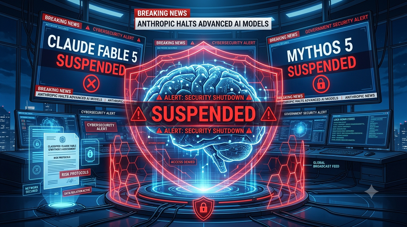 Anthropic Halts Claude Fable 5 and Mythos 5 Following US Government Security Concerns