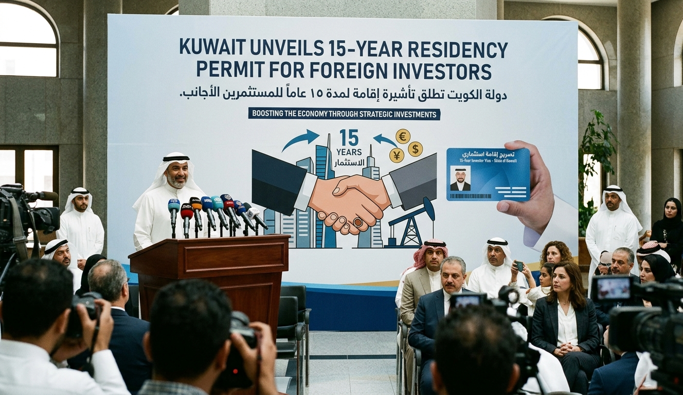 Kuwait Launches 15-Year Residency Permit for Foreign Investors Amid Economic Pressure