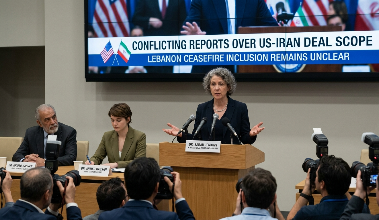 Conflicting Reports Over US-Iran Deal Scope as Lebanon Ceasefire Inclusion Remains Unclear