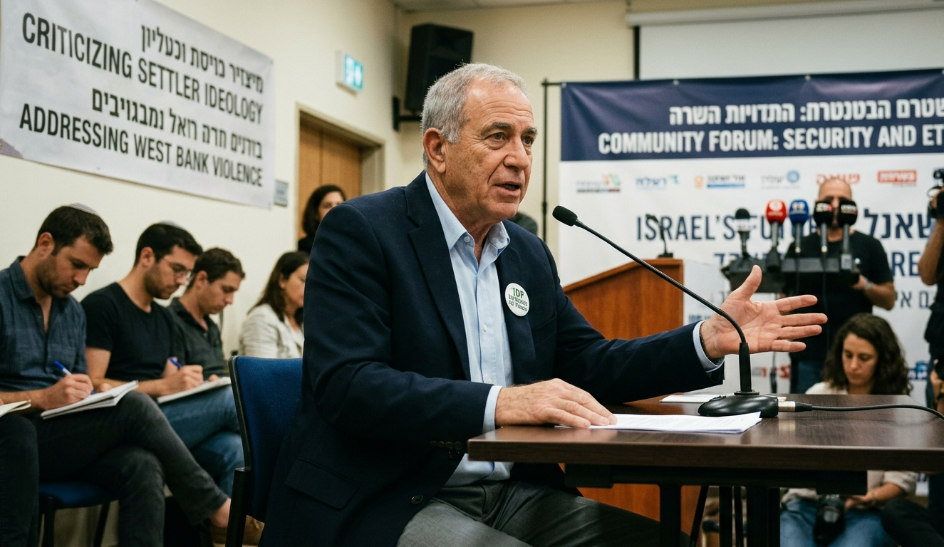 Former Israeli Defence Minister Moshe Ya’alon Criticises Settler Ideology and West Bank Violence
