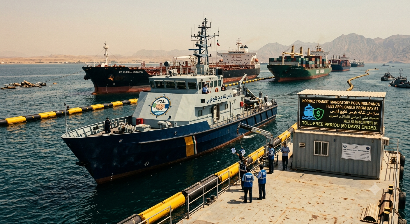 Iran to Charge Insurance Fees to Ships in Strait of Hormuz After US Deal Ends