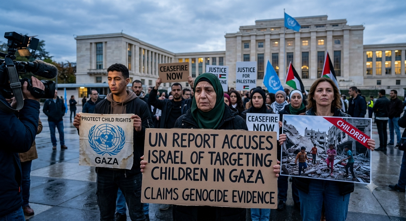 UN Report Accuses Israel of Targeting Children in Gaza, Claims Genocide Evidence