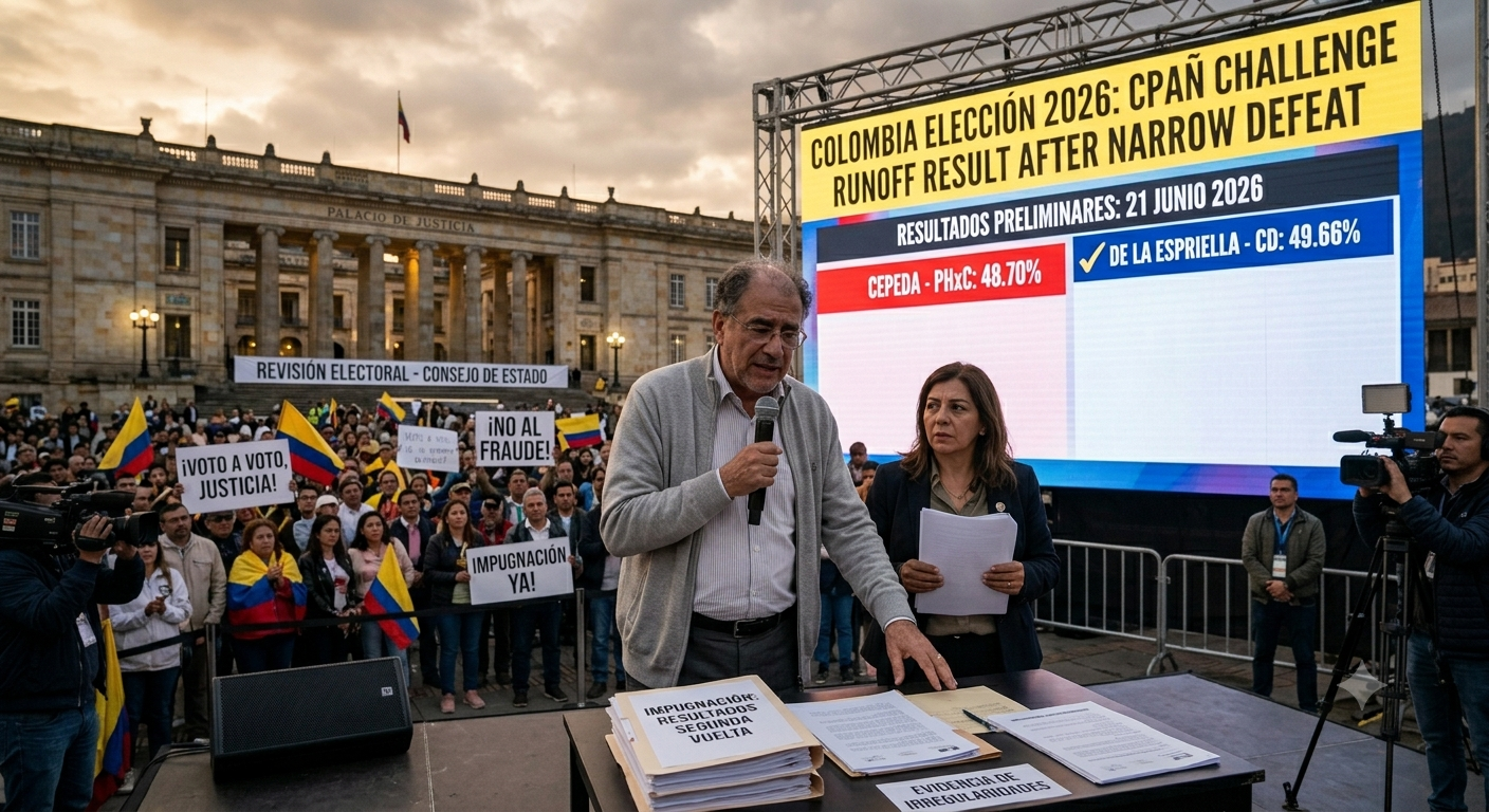 Colombia Election 2026: Ivan Cepeda to Challenge Runoff Result After Narrow Defeat