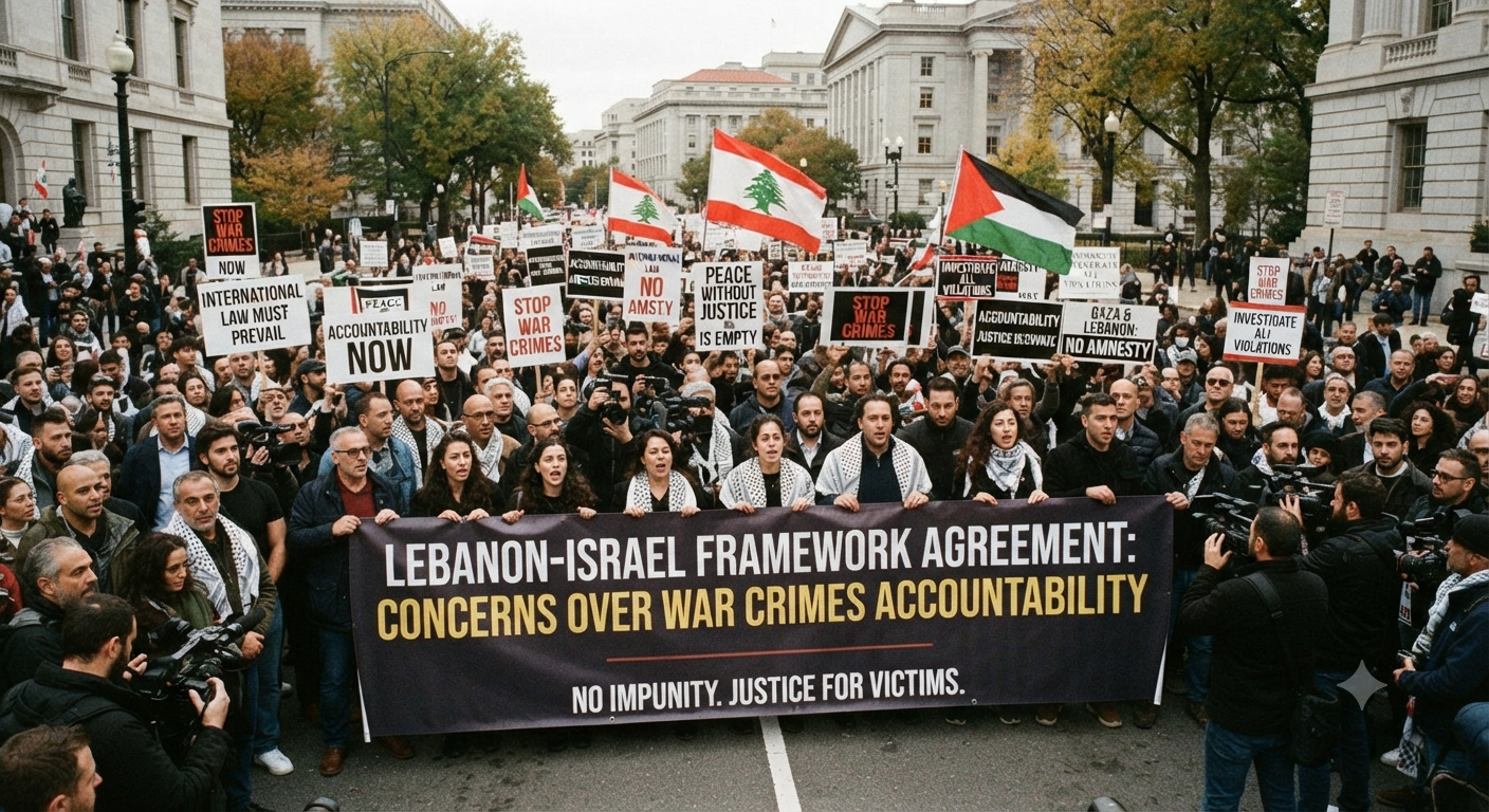Lebanon-Israel Framework Agreement Raises Concerns Over War Crimes Accountability