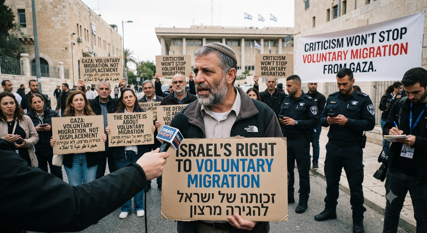 Israel rebrands Gaza displacement debate as “voluntary migration” amid war criticism