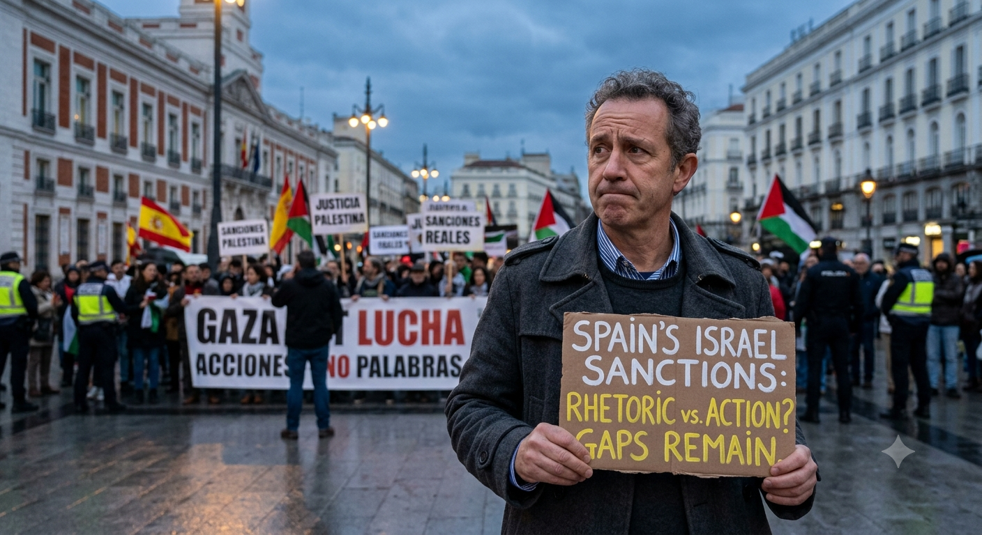 Spain’s Israel Sanctions Face Questions Over Gaps Between Rhetoric and Action