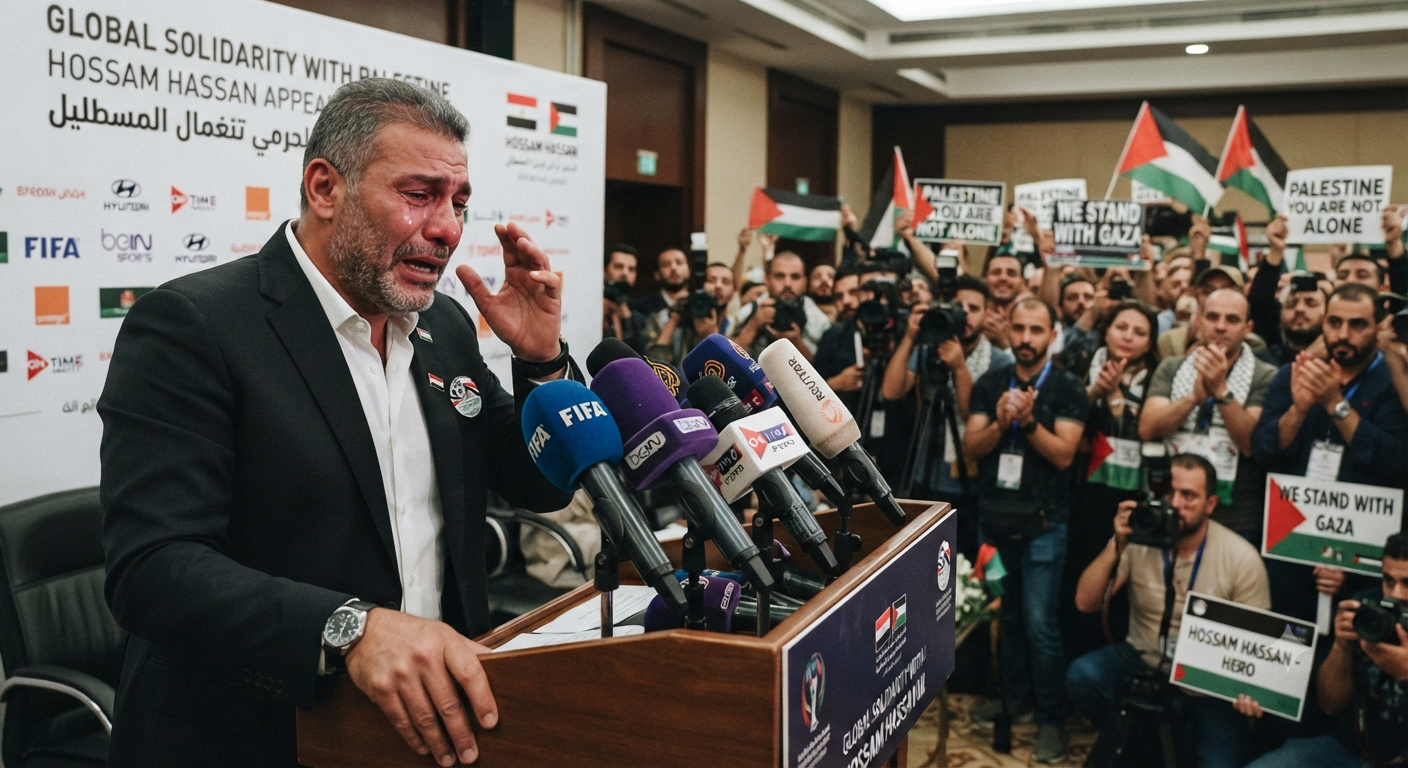 Hossam Hassan Wins Global Praise After Emotional Palestine Appeal