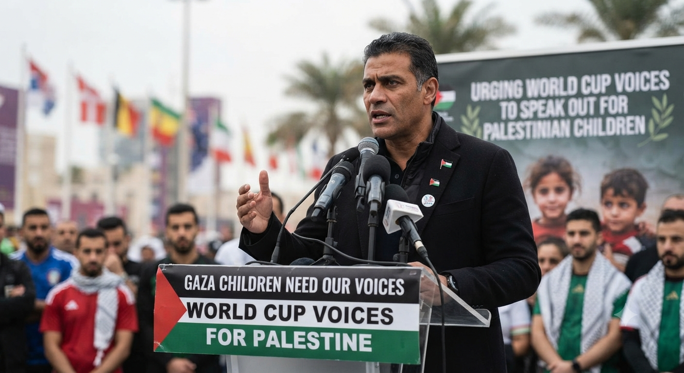 Hossam Hassan Urges World Cup Voices to Speak Out for Palestinian Children