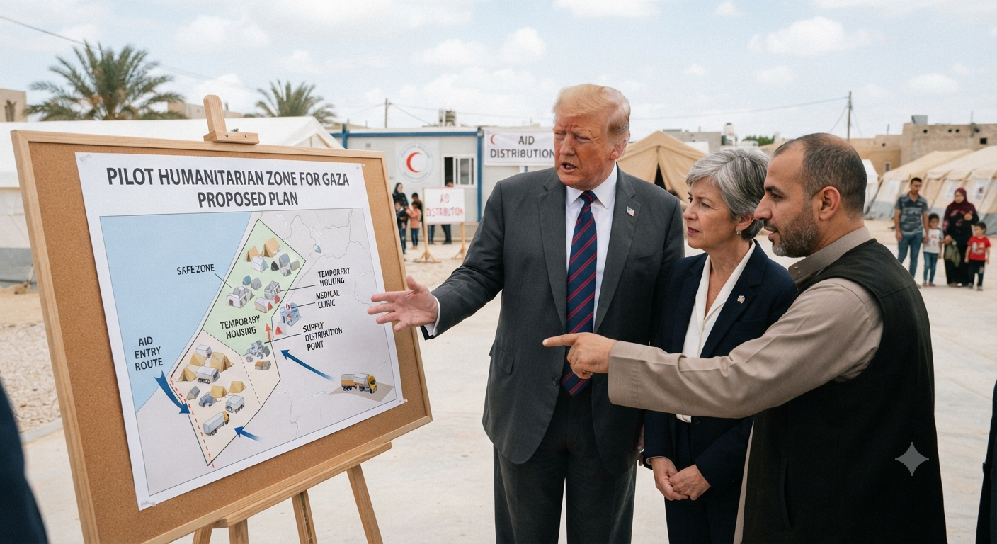 Pilot Gaza Humanitarian Zone Planned Despite Hamas Talks Delay