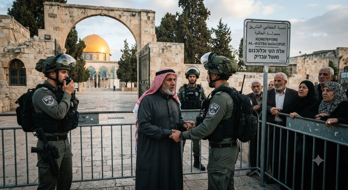 Israel Detains Jerusalem Mufti and Bars Him From Al-Aqsa Mosque