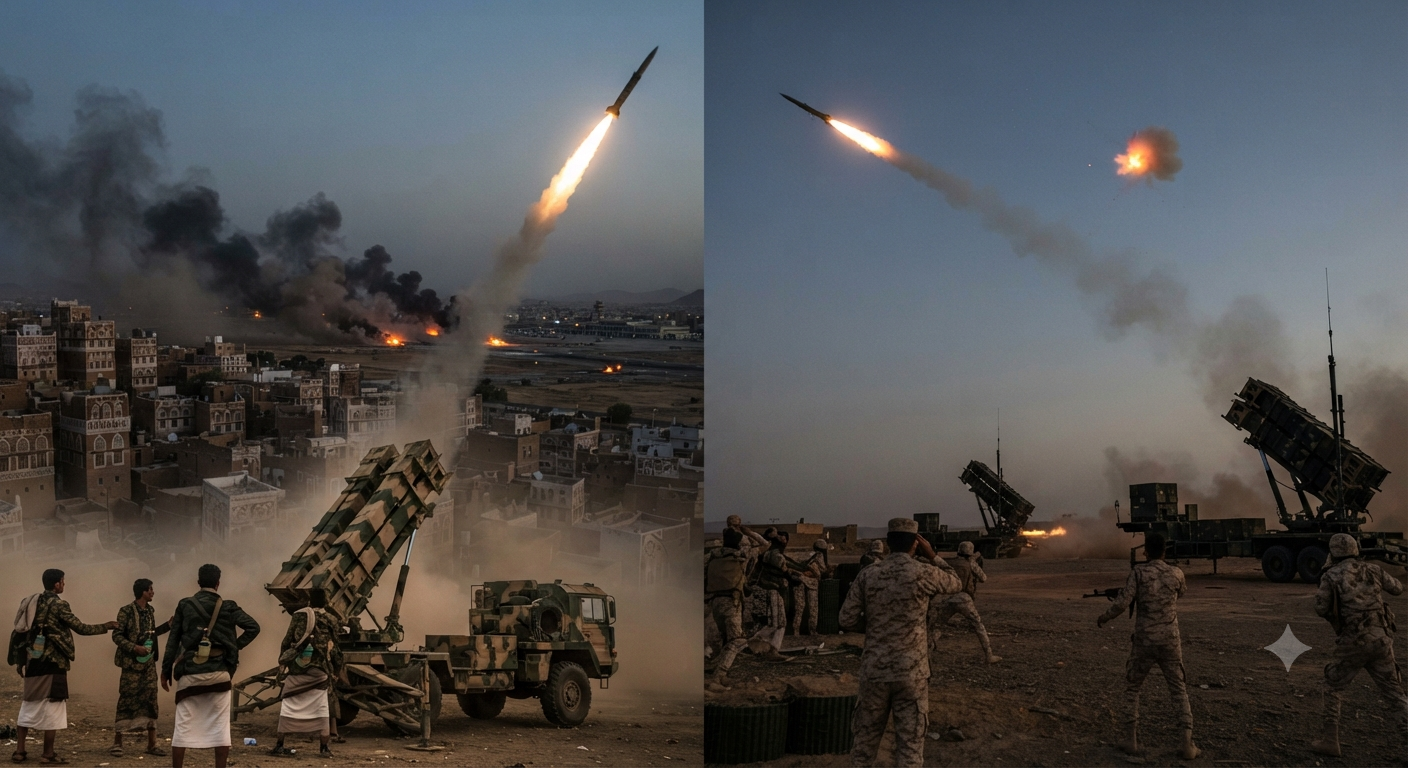 Houthis Launch Missiles at Saudi Arabia After Sanaa Airport Strikes