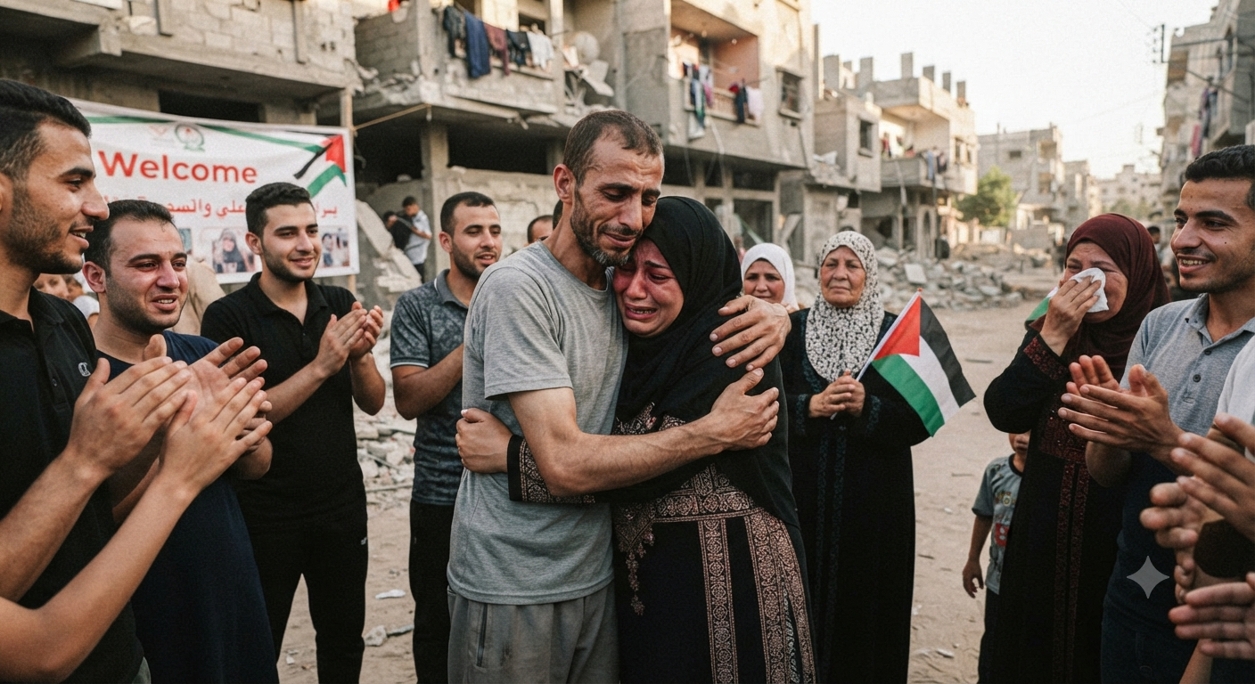Missing Gaza Man Reunites With Fiancée After Year in Israeli Detention