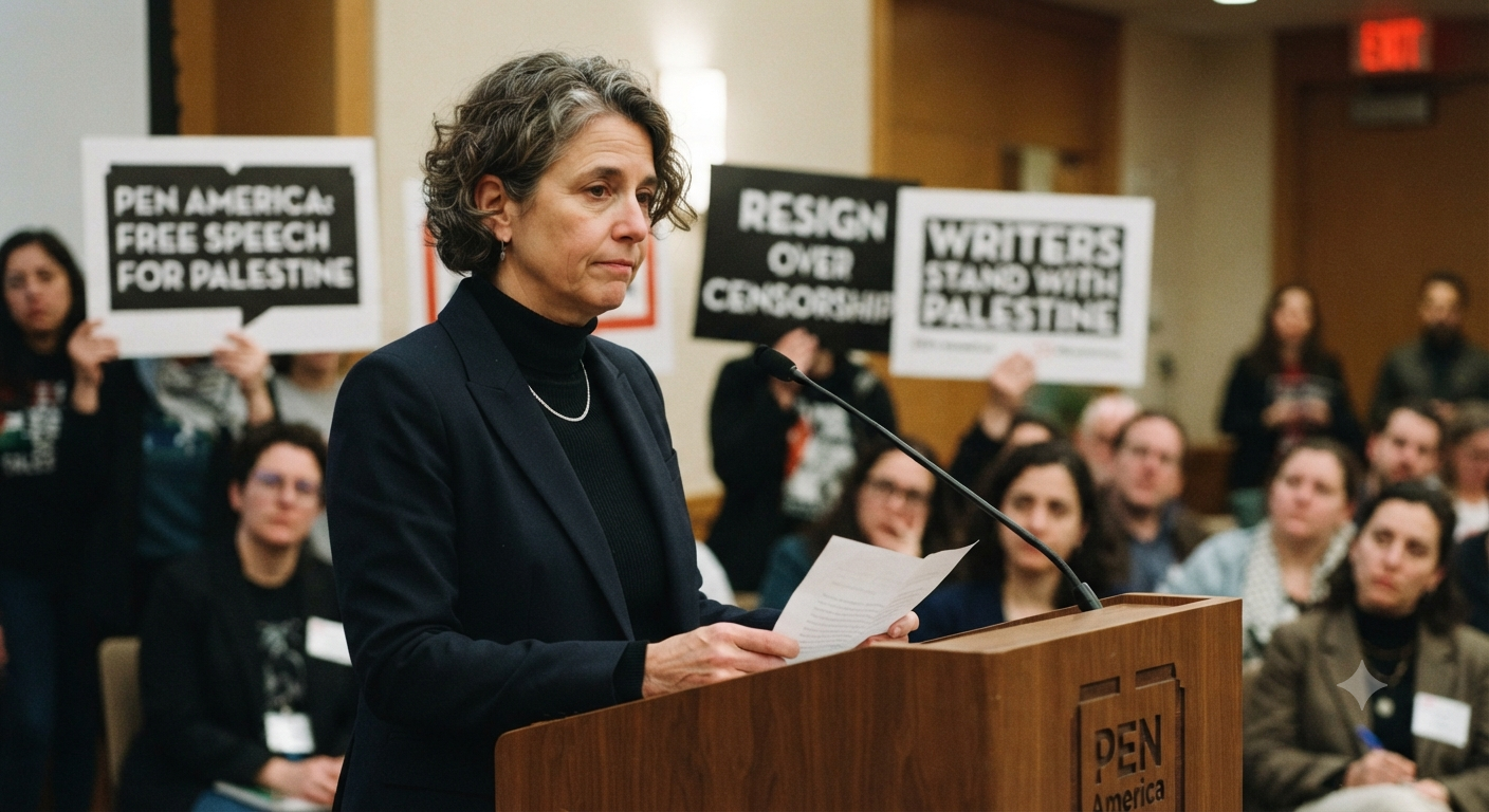 PEN America President Resigns Over Dispute on Palestine and Free Speech