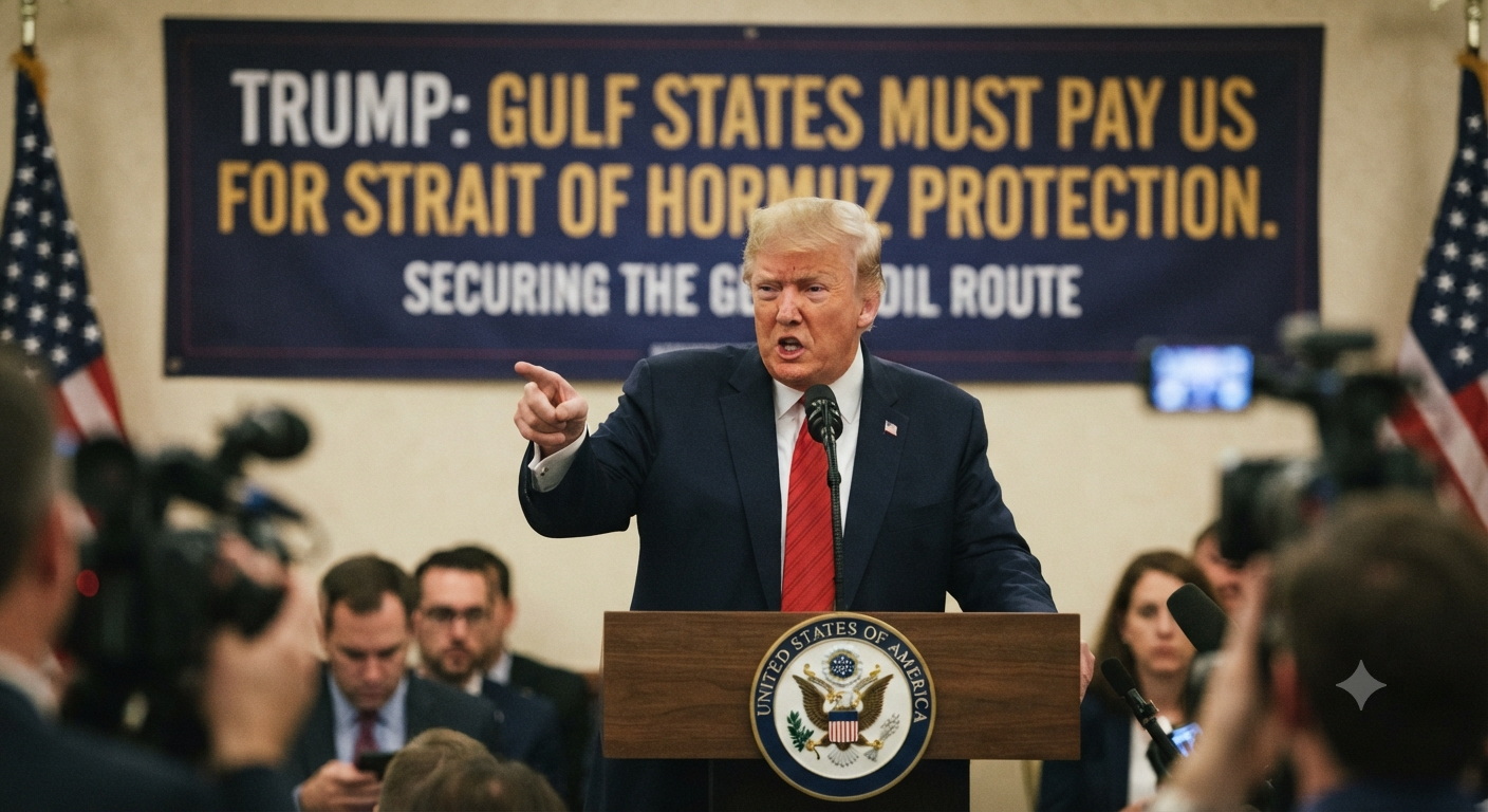 Trump Demands Gulf States Pay US for Strait of Hormuz Protection