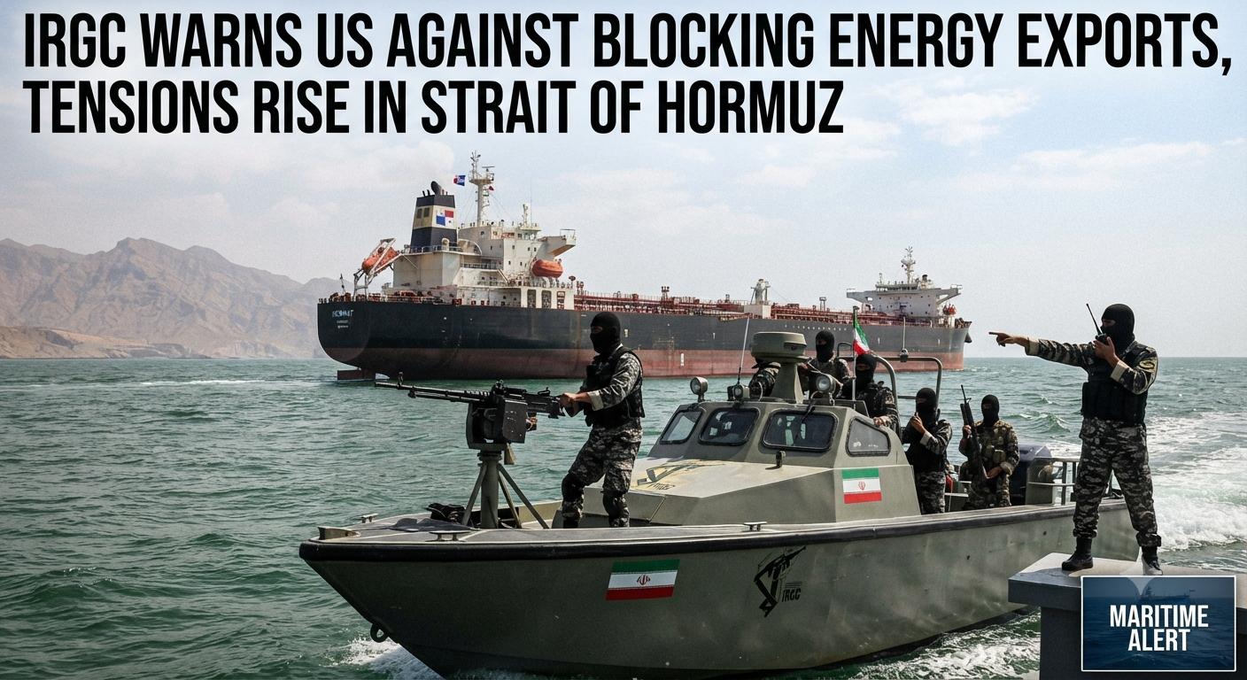 IRGC Warns US Against Blocking Energy Exports Through Maritime Routes