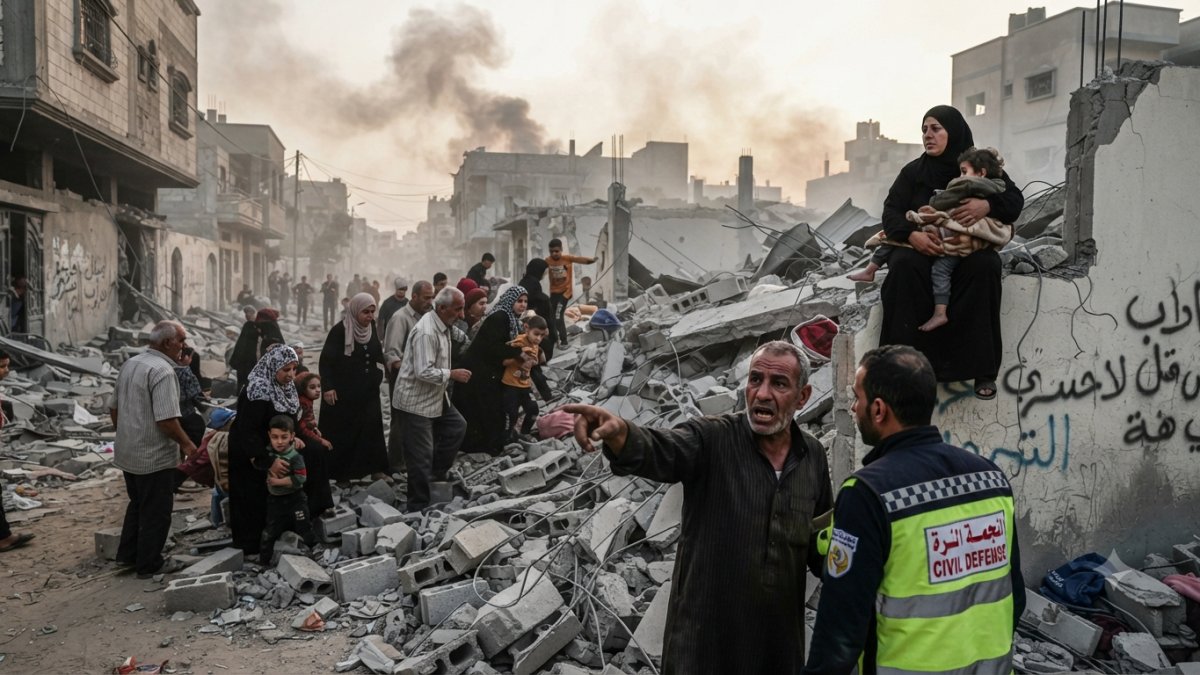 Hamas Condemns Israeli Strikes on Displaced Families in Gaza, Urges Immediate Global Intervention