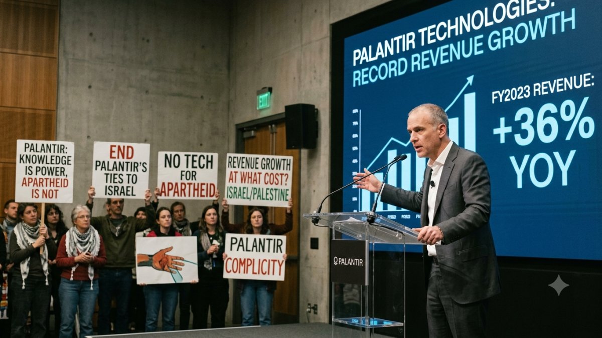 Palantir Reports Record Revenue Growth Amid Criticism Over Israel Ties