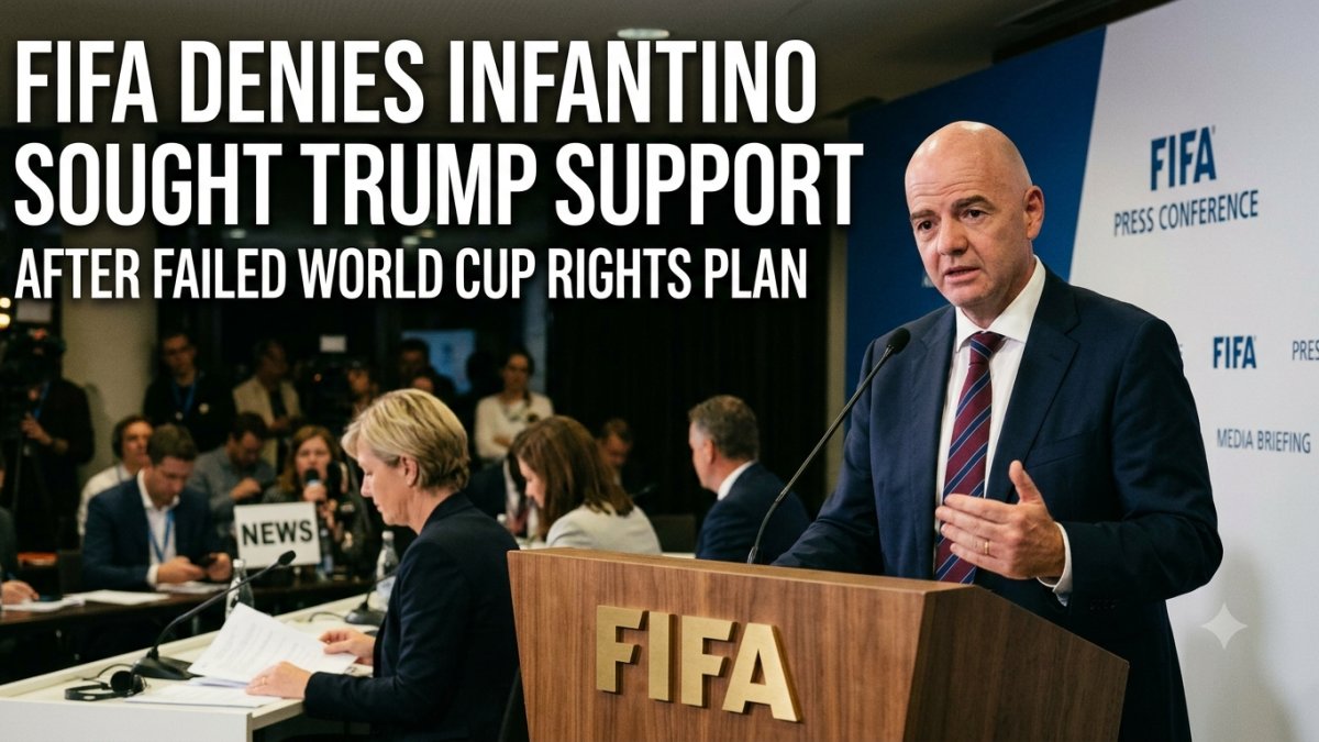 FIFA Denies Infantino Sought Trump Support After Failed World Cup Rights Plan