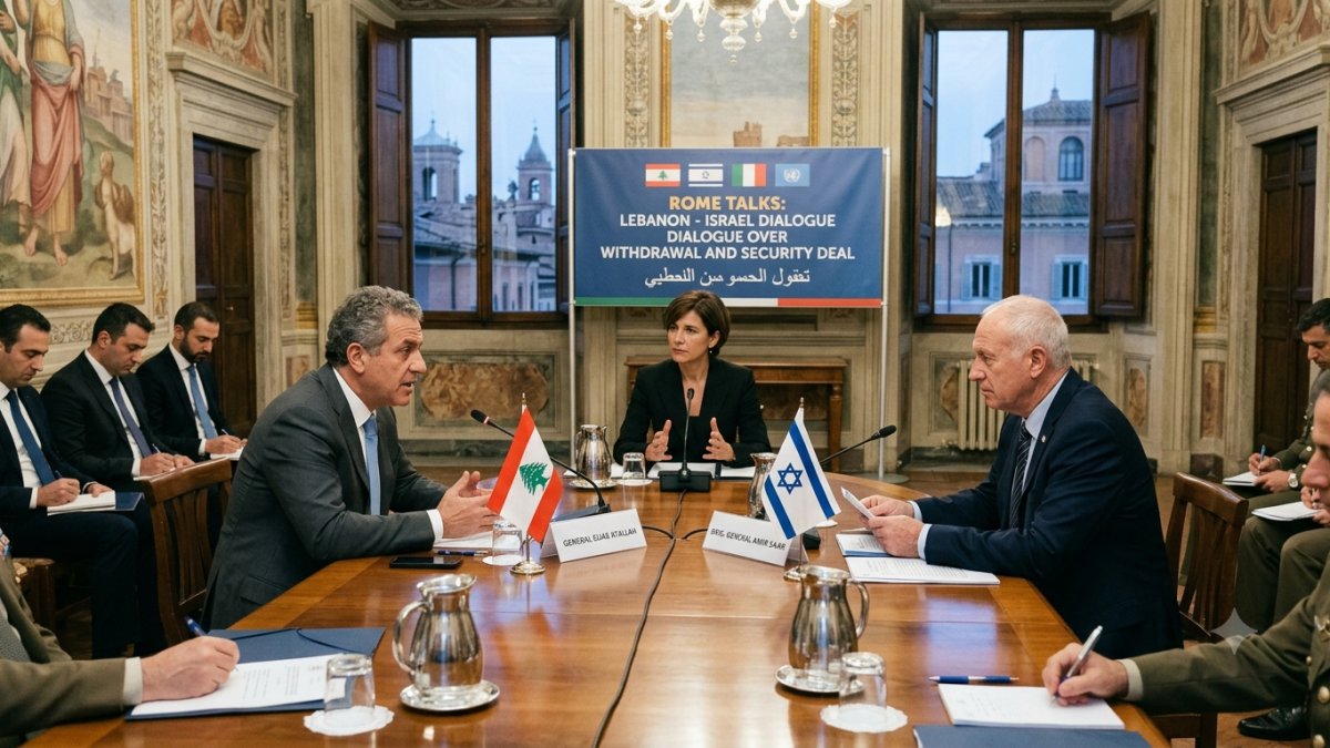 Lebanon and Israel Hold New Rome Talks Over Withdrawal and Security Deal