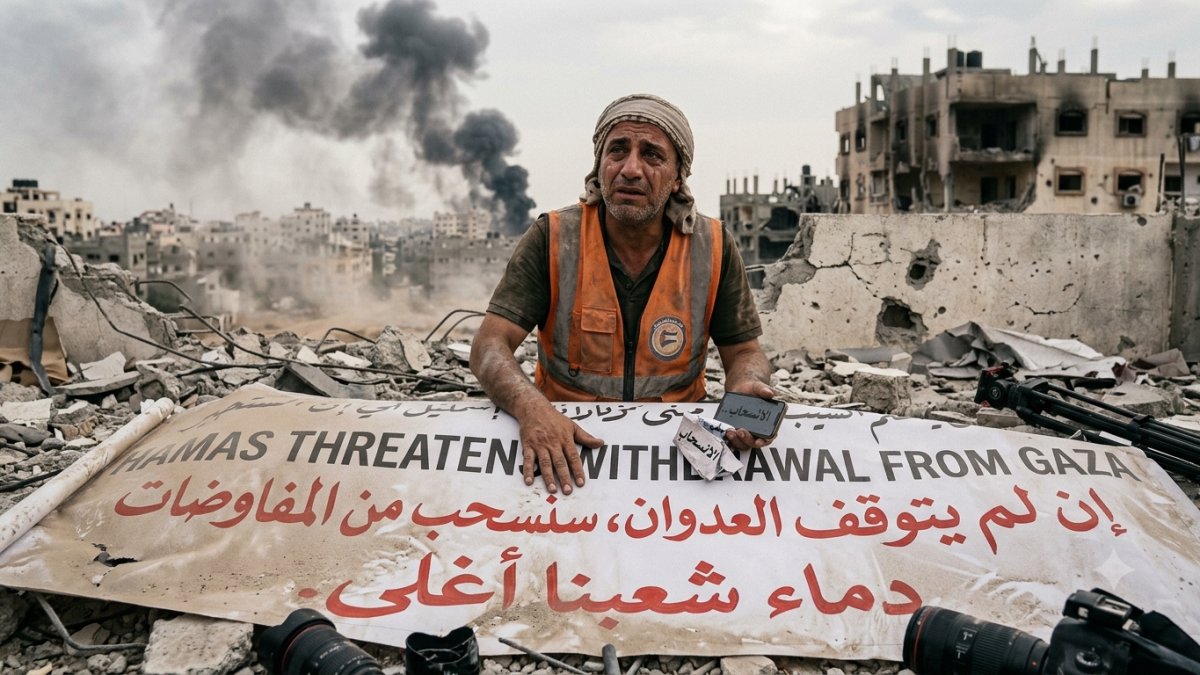 Hamas Threatens Withdrawal From Gaza Talks Amid Continued Israeli Air Strikes