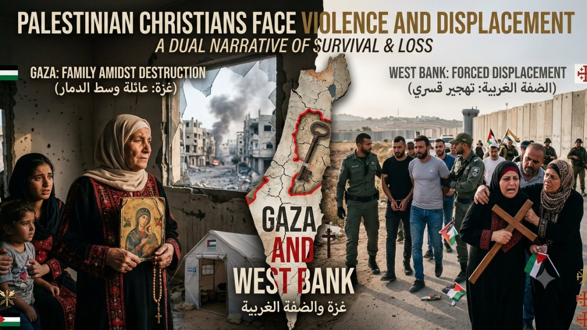 Palestinian Christians Face Violence and Displacement Across Gaza and West Bank