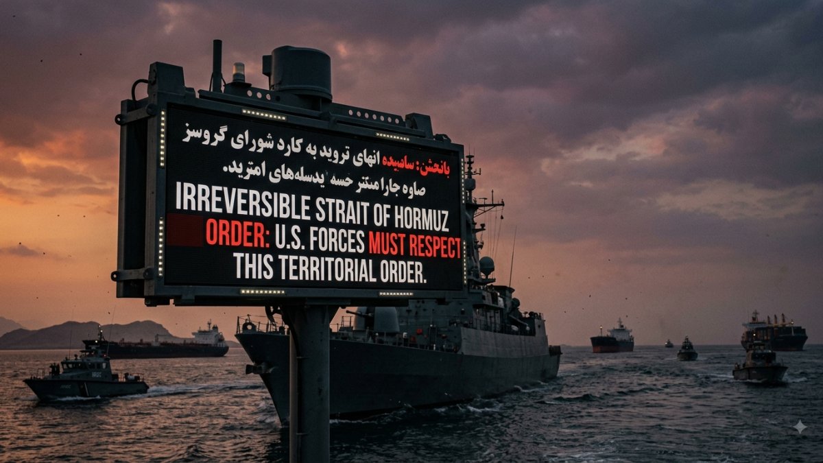 Iran Says US Must Accept ‘Irreversible’ Strait of Hormuz Order Amid Tensions