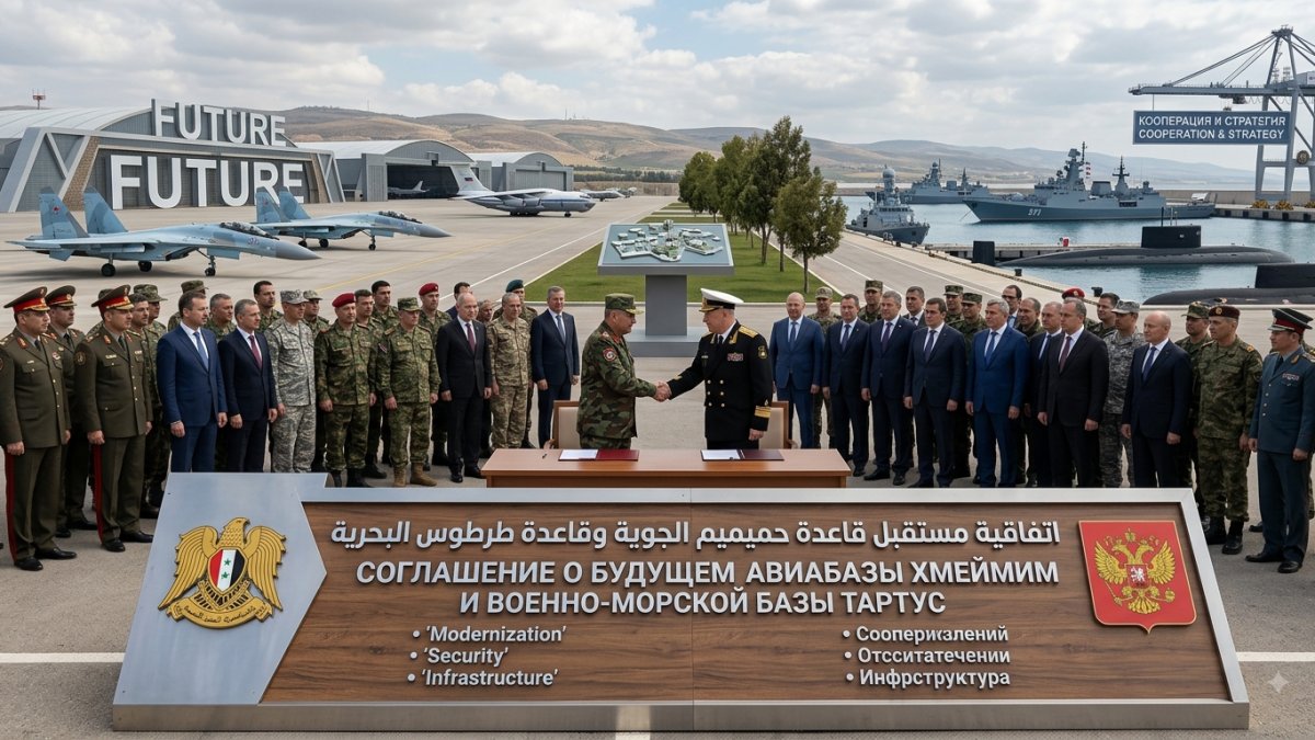 Syria and Russia Agree Future of Hmeimim Airbase and Tartus Naval Base