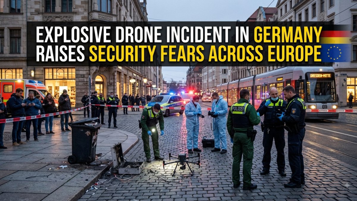 Explosive Drone Incident in Germany Raises Security Fears Across Europe