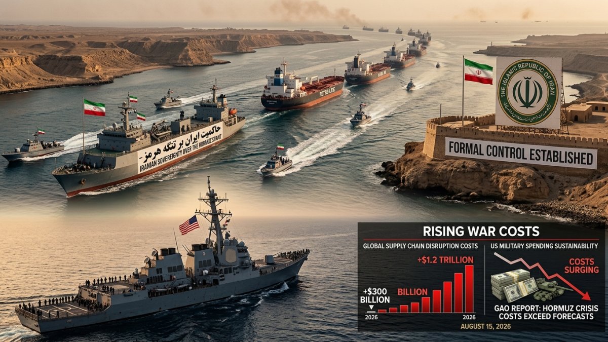 Iran Formalises Strait of Hormuz Control as US Faces Rising War Costs