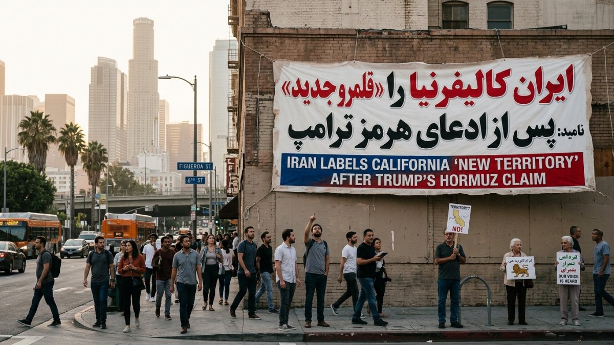 Iran Labels California ‘New Territory’ After Trump’s Hormuz Claim