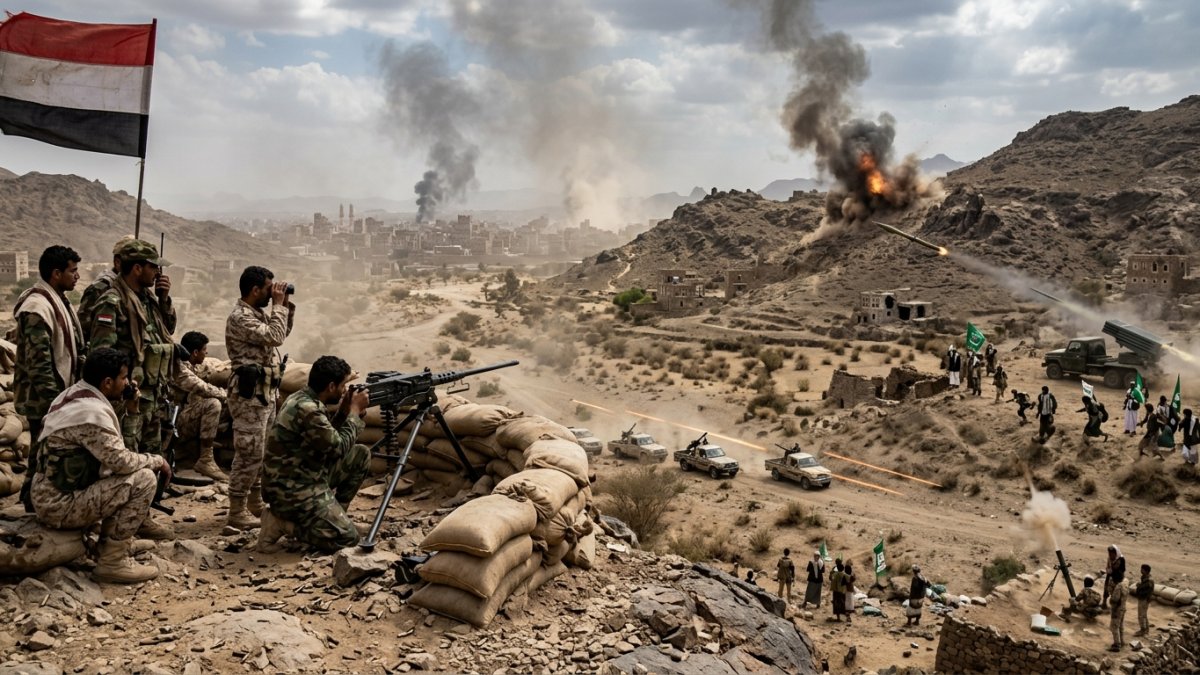 Yemen Slides Back Towards Full-Scale War as Houthis and Government Exchange Attacks