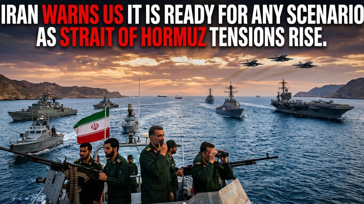 Iran Warns US It Is Ready for Any Scenario as Strait of Hormuz Tensions Rise