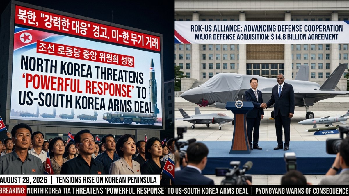 North Korea Threatens ‘Powerful Response’ to US Arms Deal with South Korea