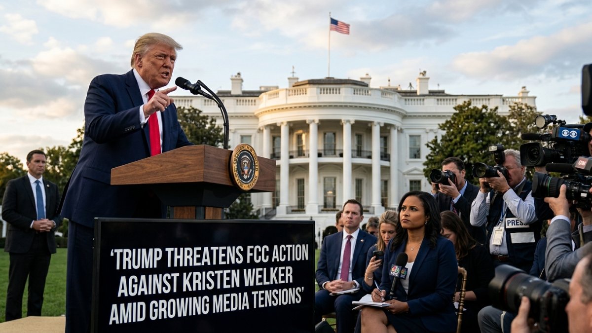 Trump Threatens FCC Action Against Kristen Welker Amid Growing Media Tensions