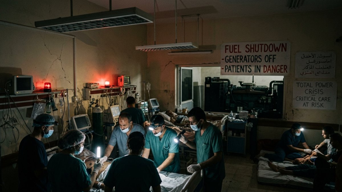 Gaza Hospitals Struggle as Fuel Shortage Shuts Down Generators