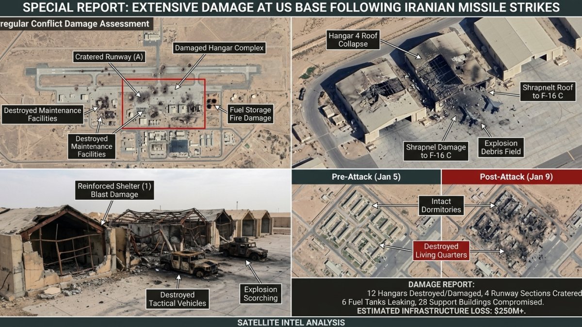 New Images Reveal Extensive Damage to US Military Bases After Iranian Attacks
