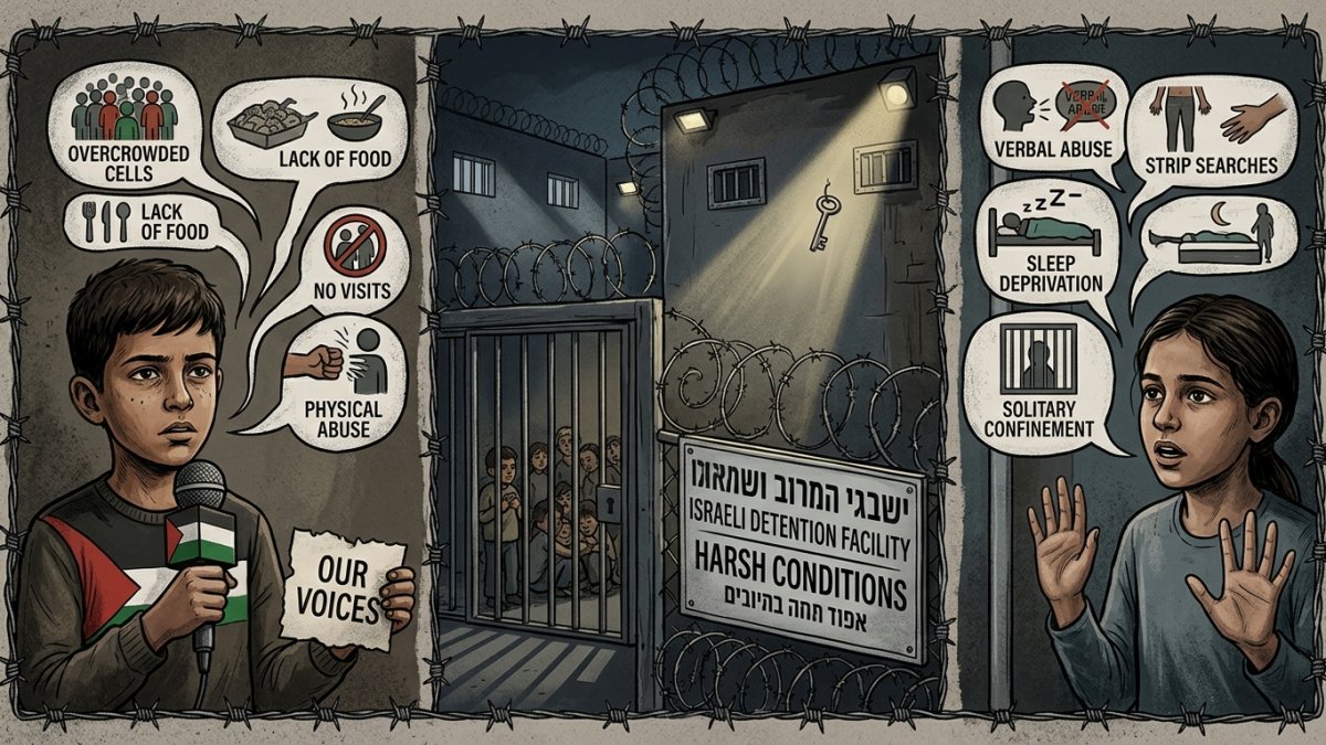 Palestinian Children Describe Harsh Conditions in Israeli Detention