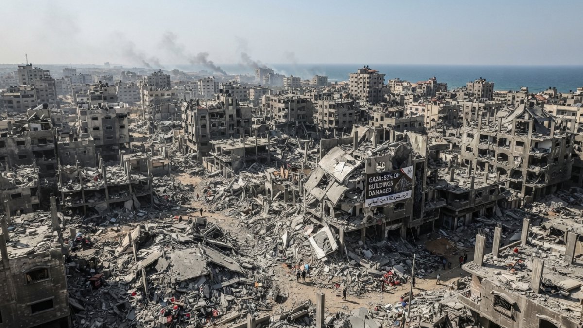 82 Percent of Gaza Buildings Damaged, Statistics Show